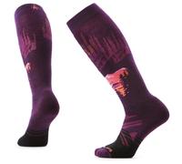 Smartwool - Women's Ski Full Cushion Alpine Auroras Stockings - Chaussettes de ski - Unisex M | EU 38-41 - purple iris