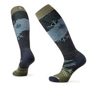 Smartwool Women's Ski Full Cushion Snowpocalypse Pattern OTC Socks, Chaussettes de ski à coussin complet pour femmes, motif Snowpocalypse OTC Femme, Charcoal,