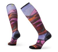 Smartwool Women's Ski Zero Cushion Floral Field Print OTC Socks, Chaussettes OTC Ski Zero Cushion à imprimé floral pour femmes Femme, Picante,