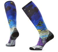 Smartwool - Women's Ski Zero Cushion Galactic Ski Print OTC - Chaussettes de ski - Unisex L | EU 42-45 - deep navy