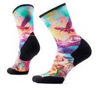 Smartwool - Women's Trail Run TC Serene Peak Print Crew - Chaussettes de running - EU 38-41 - dusty teal