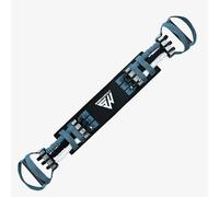 SmartWorkout - SMARTPRESS - Extenseur de Pectoraux et Dos avec Bandes de Résistance réglable jusqu'à 80 Kilos - 6 Élastiques de Musculation Courts avec Armature en Mousse et Poignées Progrip