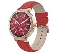 SMARTY2.0 - Montre connectée SW062 - Couleur Bleu Clair/Lille - Appel Bluetooth, Contrôle du Sommeil, Cardio Fréquence Real-Time, Résistance à l'eau IP67 - Bracelet PU - Dimensions 39,8 x 10,5 mm,