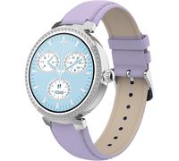 Smarty2.0 - Smartwatch Sw062d - Rose/Bleu - Appel Bluetooth, Contrôle Du Sommeil, Cardio Fréquence Real-Time, Résistance À L'eau Ip67 - Bracelet Pu - Dimensions 39,8 X 10,5 Mm (Rose/Bleu)