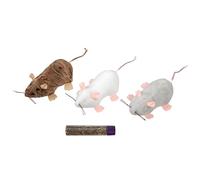 SmartyKat Crazy Creepers Jouet en Peluche Rechargeable pour Chat avec Tube d'herbe à Chat de 56,7 g