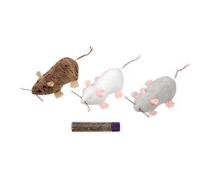 SmartyKat Crazy Creepers Jouet en Peluche Rechargeable pour Chat avec Tube d'herbe à Chat de 56,7 g