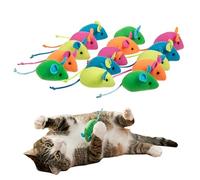 SmartyKat Skitter Critters Lot de 15 Jouets en Peluche pour Chat avec Herbe à Chat Pure et puissante, Stimulant pour Chats et Chatons