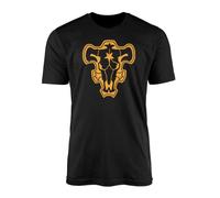 SMARTYPANTS Black Bulls Clover T-shirt Top Anime Manga Asta Magicien Magicien Roi Yuno Orphan Grimoire Chevalier Diable Noelle Japon Dessin animé Japon Cadeau Cadeau, Black Prime., L