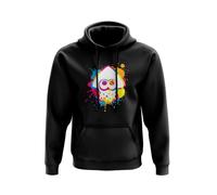 SmartyPants Inkling Sweat à capuche avec inscription « Squid » - Inspiré du jeu vidéo - Pour enfants et adultes - Idée cadeau d'anniversaire ou de Noël, Black Prime., 12-14 ans