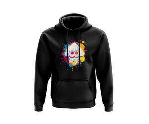 SmartyPants Inkling Sweat à capuche avec inscription « Squid » - Inspiré du jeu vidéo - Pour enfants et adultes - Idée cadeau d'anniversaire ou de Noël, Black Prime., 12-14 ans
