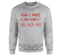 SMARTYPANTS Pull de Noël Nakatomi - Sweatshirt Nouveauté Fusil Machine Ho Ho Ho Fête Joyeux Xmas Eve Fête au Travail 1988 Action Thriller Détective Film Cadeaux Présents, M