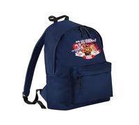 SMARTYPANTS Ready for Freddy? Sac à dos bleu marine - Survival Horror Hostile Jeu vidéo inspiré des personnages du jeu vidéo Five Nights Fazbear's Pizza School Sac à dos pour la rentrée scolaire, uni,