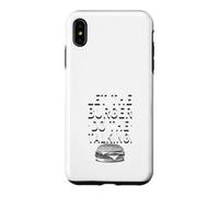 Smash Burger Lover Grilled Cheeseburger Cuisine Coque pour iPhone XS Max