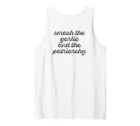 Smash The Garlic & Patriarchy Meme féministe Amusant sur Le Dos Débardeur