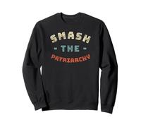 Smash The Patriarchy Féministe Rétro Vintage Sweatshirt