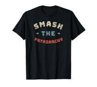 Smash The Patriarchy Féministe Rétro Vintage T-Shirt