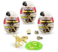 Smashers Dino Island, Nano Oeuf, (Lot de 3)