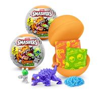 Smashers Dino vs Aliens Planet Pack de 2 de ZURU - Jouet Capsule à Casser avec Figurines Dino et Alien, 5 Surprises à l'Intérieur, Jouet de Collection Nouveauté pour Enfants 3+