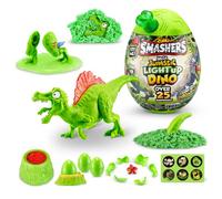Smashers Mega Jurassic Light Up Dino Egg par ZURU, Spinosaurus, œuf de Collection avec Plus de 25 Surprises, Volcan, Jouet fossile, Dinosaure, Jouet T-Rex pour garçons et Enfants (Spinosaurus)