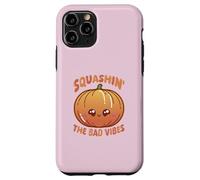 Smashin' The Bad Vibes Citrouille Kawaii Mignon drôle Coque pour iPhone 11 Pro