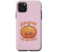 Smashin' The Bad Vibes Citrouille Kawaii Mignon drôle Coque pour iPhone 11 Pro Max