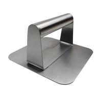 Smashing Burger Press - Steel Griddle Press Pour Patty | Outil De Pressage De La Galette De Hamburger | Presse À Grill Plat | Accessoires De Réchauffeur Professionnel Parfaits Pour Chauffante P