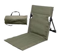 smashing Chaise Plage Pliable Vert 39 x 68 x 41 cm, Military, Simili Cuir, Dossier Plein, Sans Bras, Outdoor, 1 Position Recline, 1 Unité, Pour Camping