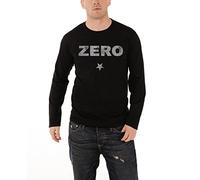 The Smashing Pumpkins T Shirt Zero Distressed Long Sleeve Officiel Homme