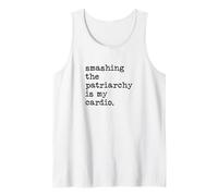 Smashing The Patriarchy is My Cardio Dire Féministe Anglais Débardeur