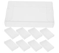 SMASOLO 10 pièces Boîte de Rangement Cassette Audio Transparente PVC Étui Empilable Compact et pour Collectionneurs Protection Anti-poussière et Affichage Clair pour Maison et Voyage