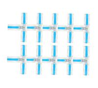 SMASOLO 10 Pièces Connecteurs de Fil Isolants Cuivre Embouts pour Câbles Électriques Assortiment Sécurisé avec Gaine Flexible pour Réparation et Connexion Interne