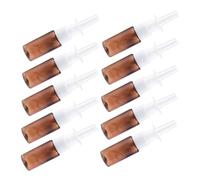 SMASOLO 10 pièces Flacons Pulvérisateurs Nasaux Spray Direct Précis Bouteille Plastique Légère et Robuste Compatible Différents Embouts pour Voyage et Nettoyage Nasal