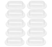 SMASOLO 10 Poignées de Boîte en Plastique pour Carton Ondulé, Installation Facile sans Outil, Ergonomiques, Conçues Manutention Expéditions