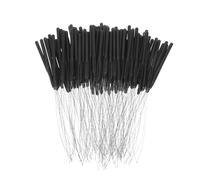 SMASOLO 100 Pièces Hair Extension Loop Threader Tools With Ergonomic Plastic Handles Bead Pulling Device For Wig Weaving And Styling Accessories