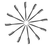 SMASOLO 100 Pièces Mini Peignes Beauté Multifonctions Noir Peigne Sourcils Réutilisable Séparateur Cils et Mèche Portable