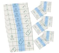 SMASOLO 100pièces Palettes De Maquillage à Main Jetables Pour Mélanger Le Fond De Teint Palettes Cosmétiques Adhésives Pour Femmes