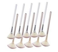 SMASOLO 10pièces Pinceaux De Maquillage Éventail Pour Application De Poudre Surlignage Et Fusion Lot Pour Soins Du Visage Et Retouches Cosmétiques