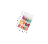 SMASOLO 12 boîtes Boîtes Tranches Fruits Pâte Polymère Décorations Ongles DIY Artisanat Accessoires Manucure Variées