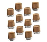 SMASOLO 12 pièces Bouchons Liège pour Bouteilles Bouchon Obturation Compatible Plupart des Bouteilles Sous Vide Standard Sécurisée et Résistante Adapté Aux Flasques