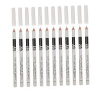 SMASOLO 12 pièces Crayons Eyeliner Blanc Imperméable Stylo Maquillage Surligneur Multifonction Résistant à Eau Pour Yeux et Ombres à Paupières Usage Professionnel et Quotidien