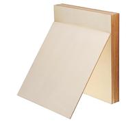 SMASOLO 12 Pièces Lot de Carrés Contreplaqué Planches Non pour Gravure Découpe Peinture et Artisanat Créatif