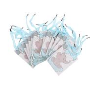 SMASOLO 12 pièces Lot de Pochettes Papier Réutilisables pour Bonbons et Snacks Sacs Cadeaux Pratiques et Écologiques pour Fêtes Anniversaires et Douches Prénatales Motifs Cartoon