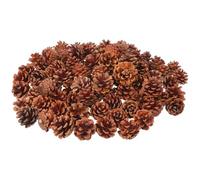 SMASOLO 130 Pièces Mini Natural Pine Cones pour DIY Décorations de Noël Automne Hiver Petits Pommes de Pin pour Centre de Table et Remplissage de Vase