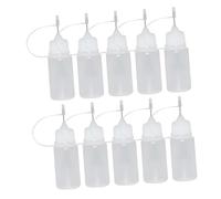 SMASOLO 15 pièces Bouteilles Applicatrices de Colle Précises Lot de Flacons Plastique Souple avec Embout Fin pour DIY Quilling Peinture et Applications de Liquides Contrôle Précis