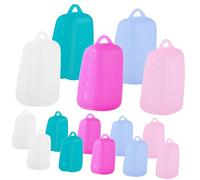 SMASOLO 15 pièces Protège Brosse Dents Silicone Portable Housse de Voyage Légère et Réutilisable pour Têtes de Brosse à Dents Électriques Étui Compact Anti-poussière pour Camping et