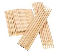 SMASOLO 150 Pièces Bamboo Wood Stylus Pens For Scratch Paper Drawing Lightweight Portable Wooden Stylus Tool For DIY Craft And Detail Art Projects