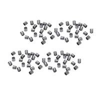 SMASOLO 1500 pièces Crimp Beads Cuivre Noir pour Fabrication de Bijoux DIY Accessoires Créatifs pour Colliers et Bracelets et Brillant