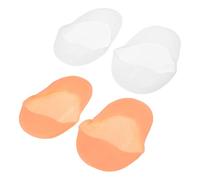 SMASOLO 2 Chaussettes Hydratantes Déchirures pour Chaussettes de Protection Sebs Confortables et Respirantes pour Soins des S Blanc Chair