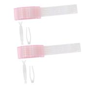 SMASOLO 2 Lots de Patchs Autocollants Double Paupière en Dentelle, Invisibles, sans Trace, Format Olive 360 Pièces, avec Pince à Épiler et Fourchette, Accessoires Maquillage Yeux Effet