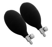 SMASOLO 2 pièces Ampoule de Gonflage Manuelle avec Valve de Dégagement Air pour Tensiomètre et Oreillers Gonflables Poire de Gonflage PVC pour Usage Domestique et Hospitalier